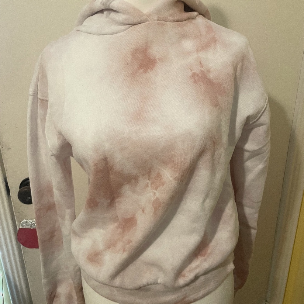 Cute Cozy Tie-Dye Hoodie Radish Pink Tie-Dye Perfectwhitetee Brand Size: XS